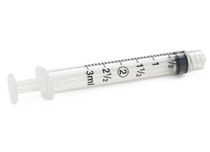 3mL Syringe, Luer Lock, Non-Sterile, Bulk Packaged, 2,000/cs